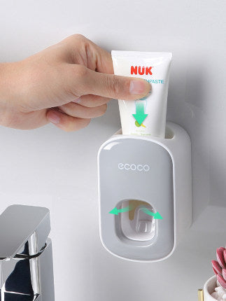 Wall-Mounted Automatic Toothpaste Holder