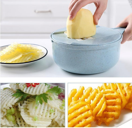 8-in-1 Vegetable Slicer & Cutter – Kitchen Multi-Tool